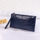 Trendy Women's Pu Handbag with Crocodile Pattern