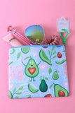 Cosmetic Large Avocado Pouch