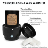 Manly Indulgence 3-in-1 Multifunctional Warmer, Black