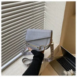 Trendy Color-Block Crossbody Bag For Women