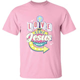 Love Jesus Sign Christian Tee