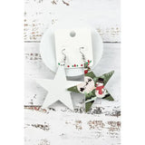 Star Christmas Tree Snowman Santa Hook Earring