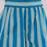 Striped Elastic Waist Casual Shorts