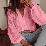Fashion Loose Lace Long Sleeve Shirt