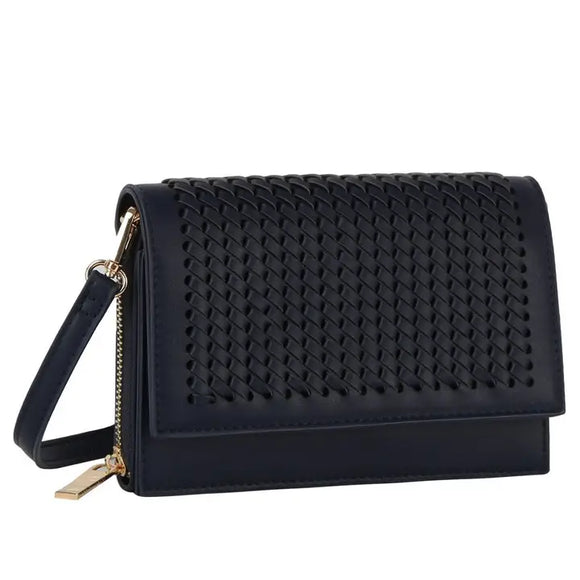 Trisha Woven Crossbody Bag