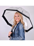 See-Thru-Bubble Wind-Resistant Premium Clear Umbrella