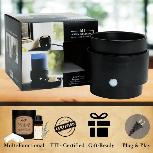 Manly Indulgence 3-in-1 Multifunctional Warmer, Black