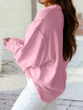 Spring 2026 Ribbed Exposed Seam Baggy Pullover