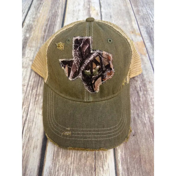 Real Tree Camo Dirty Trucker Hat