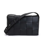 New Woven Plaid Shoulder Crossbody Bag