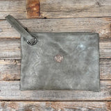 Clutch with Wrist Strap