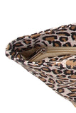 Leopard Print Jute Tote Bag