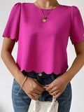 Burnt Shell Edge Blouse