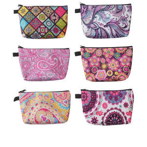 Paisley Pattern Makeup Pouch