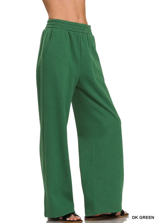 Fleece Sweatpants with Pocket