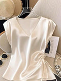 Elegant V-Neck Sleeveless Tank Top