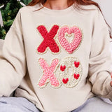 Xoxo Knit Tee or Sweatshirt