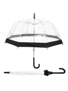 See-Thru-Bubble Wind-Resistant Premium Clear Umbrella