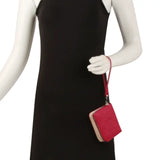 Heart Quilted Wallet with A Wristlet