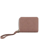 Heart Quilted Wallet with A Wristlet
