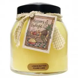 34oz Lemon Butter Pound Cake Papa Jar