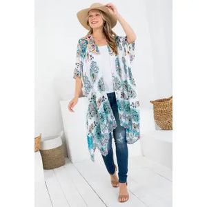 Bohemian Print Kimono
