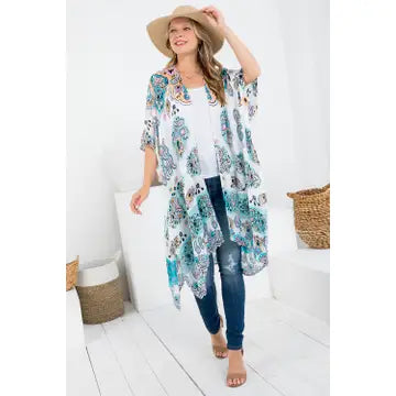 Bohemian Print Kimono
