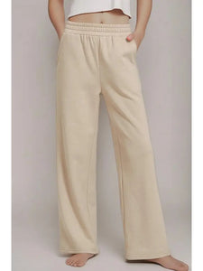 Fleece Sweatpants with Pocket