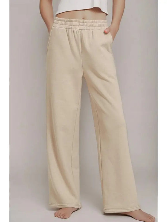 Fleece Sweatpants with Pocket