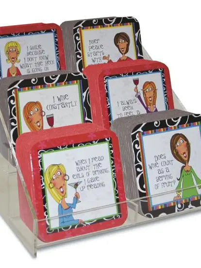 Cheeky Chic: 90 Coaster Assortment