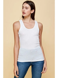 Racerback Rib Tank Top