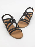 Hippie Strappy Flat Sandal