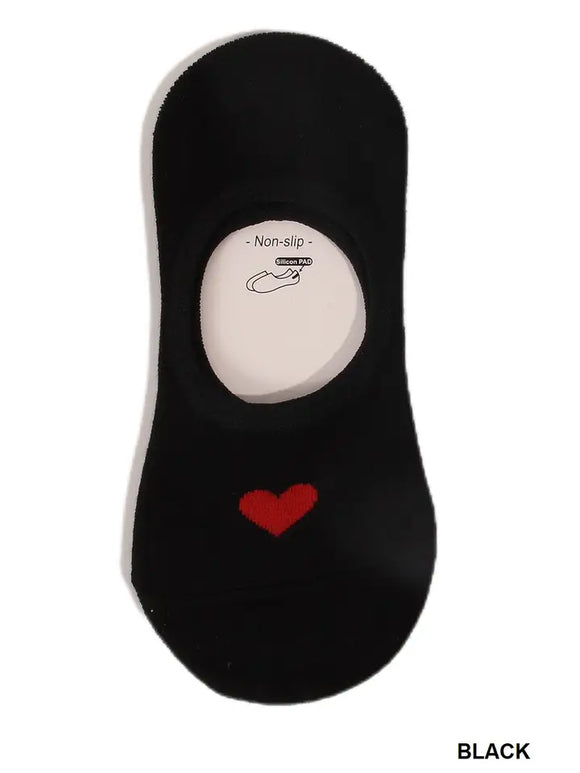 Lovey Heart Invisible Non-Slip Socks