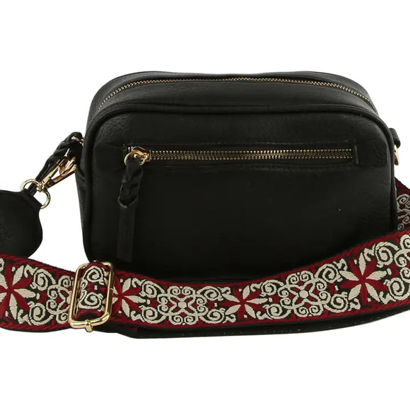 Boho Guitar Strap Women's Crossbody Bag