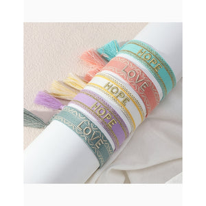 Inspiring woven bracelets