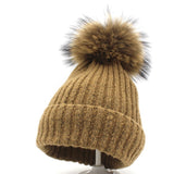 Knit Fashion Pom Pom Beanies