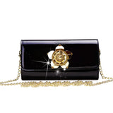 Floral Accent Womens Luxury Wallet/Phone Clutch