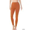 Plus sized Premium microfiber full length leggings