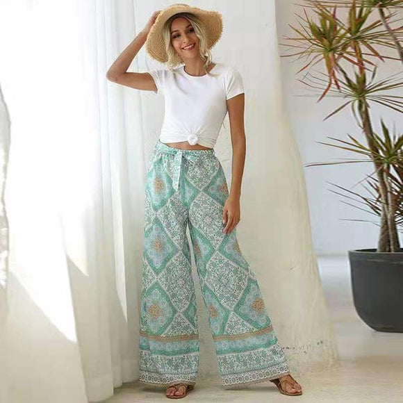 High Waisted Palazzo Pants