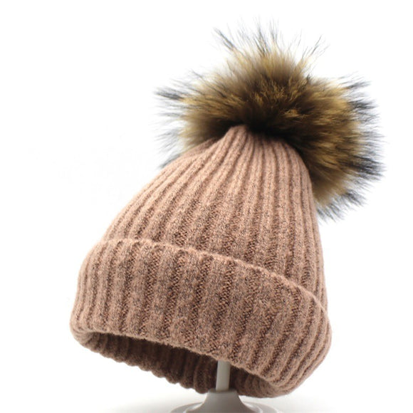 Knit Fashion Pom Pom Beanies