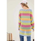 Multi striped pullover